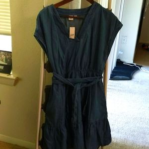 GAP Blue Denim Dress, Medium Petite